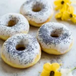 Vegan Lemon Poppyseed Donuts