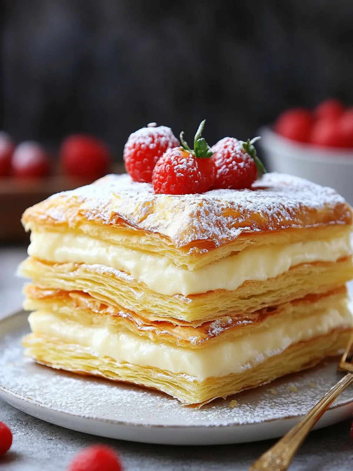 Irresistible Vanilla Custard Puff Pastry Cake You’ll Love 4 Vanilla Custard Puff Pastry Cake
