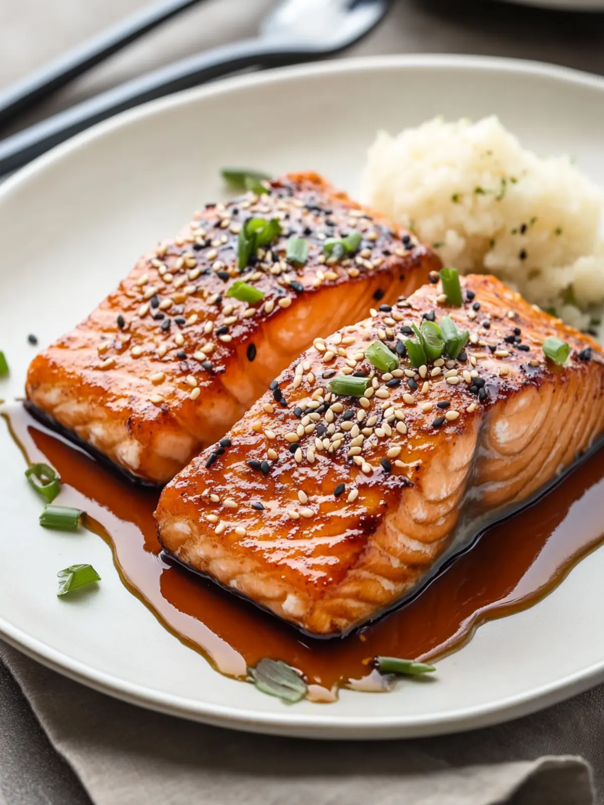 Delicious Sake-Glazed Salmon with Sesame Seeds in 25 Minutes 4 Sake-Glazed Salmon with Sesame Seeds