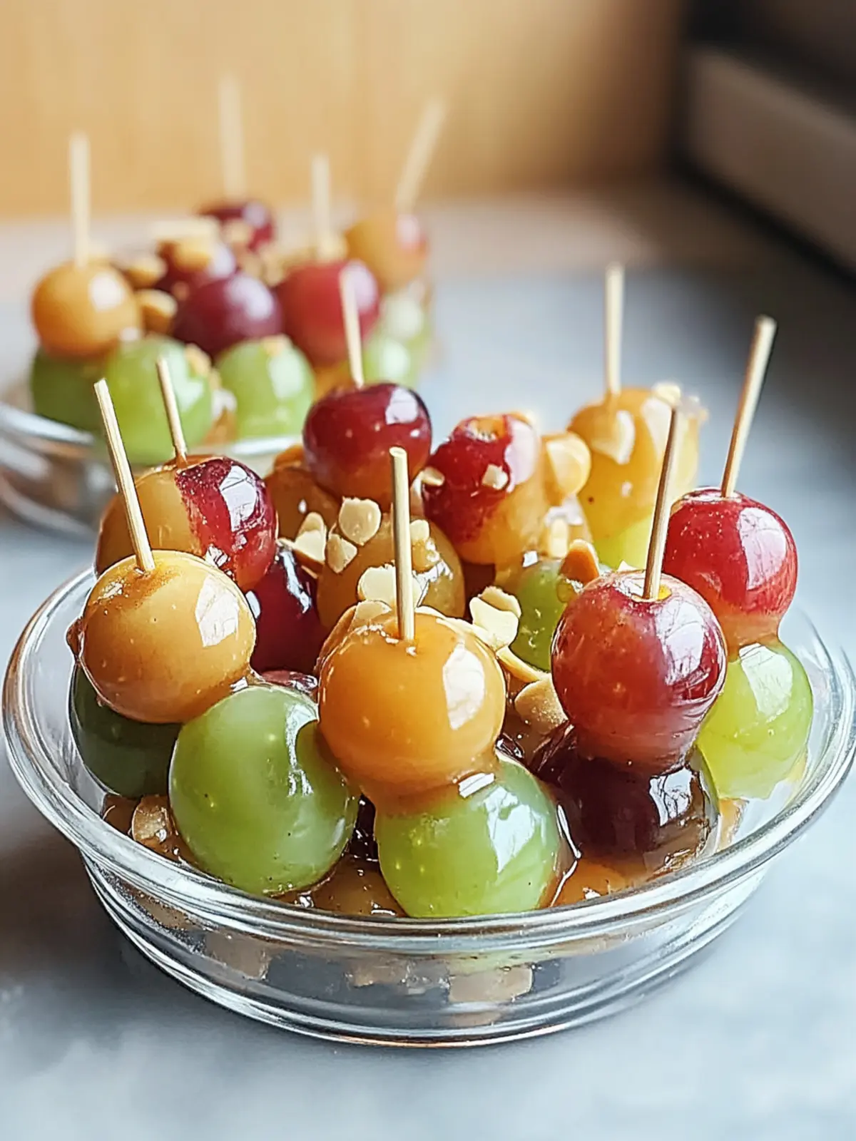 Caramel Apple Grapes Recipe: Your Quick & Sweet No-Bake Treat 3 Caramel Apple Grapes Recipe: A Sweet No-Bake Delight