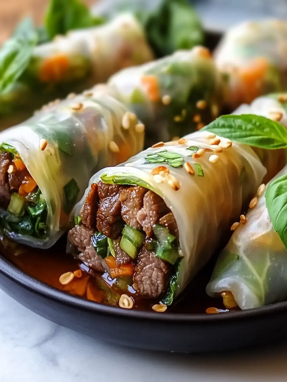 Thai Basil Beef Rolls: A Deliciously Simple Recipe for Home Cooked Flavor