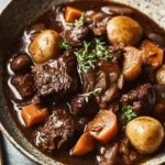 Slow-Cooked Beef Bourguignon