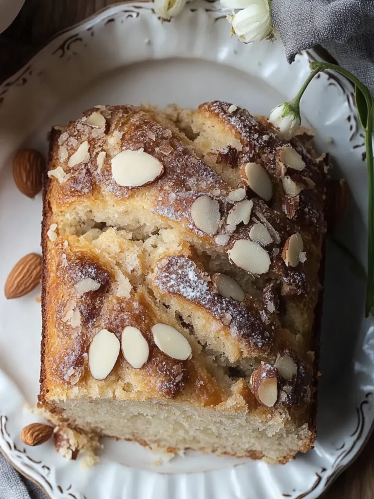 Almond Croissant Banana Bread