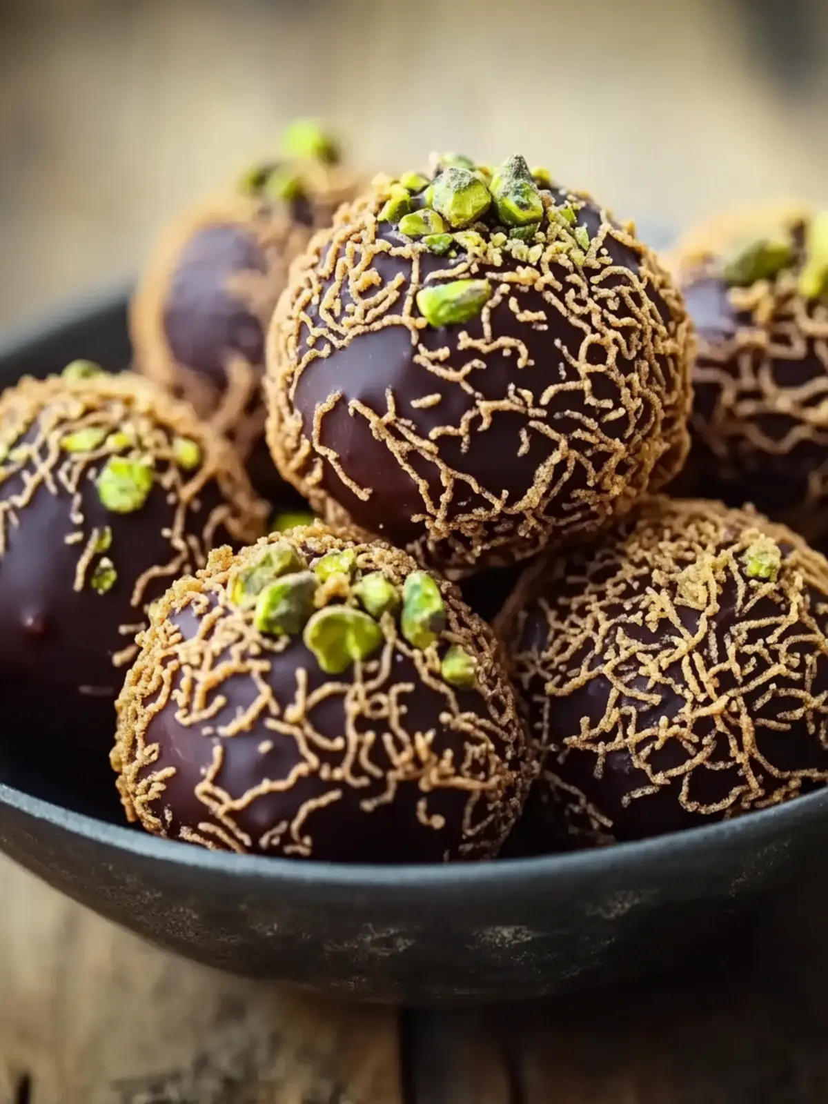 Indulge in Luxurious Dubai Chocolate Balls with Pistachio Bliss 5 Indulge in Luxurious Dubai Chocolate Balls with Pistachio