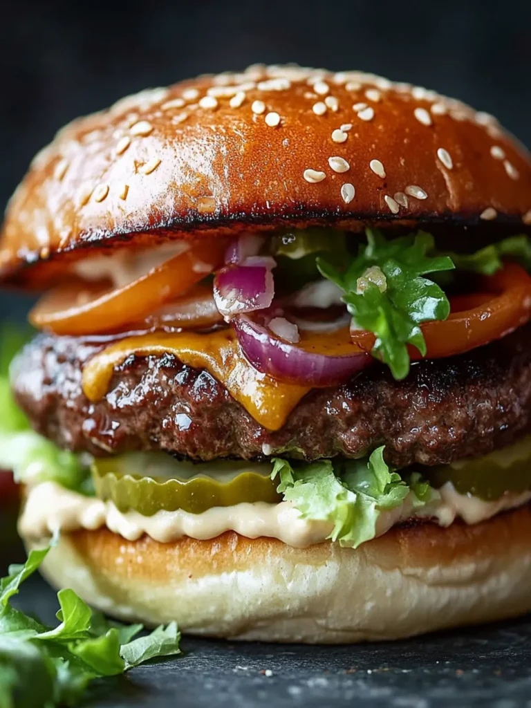 Spicy Beef Burger Recipe
