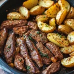 Garlic Butter Steak and Potatoes Skillet
