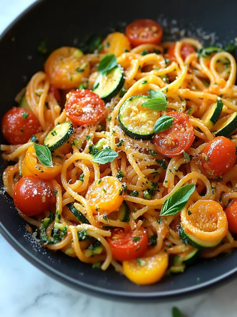 Tomato Zucchini Pasta