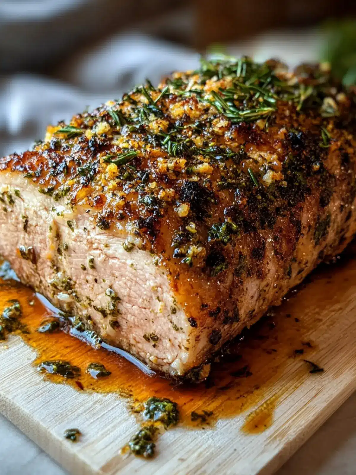 Delicious Herb Crusted Pork Loin: 1 Amazing Recipe