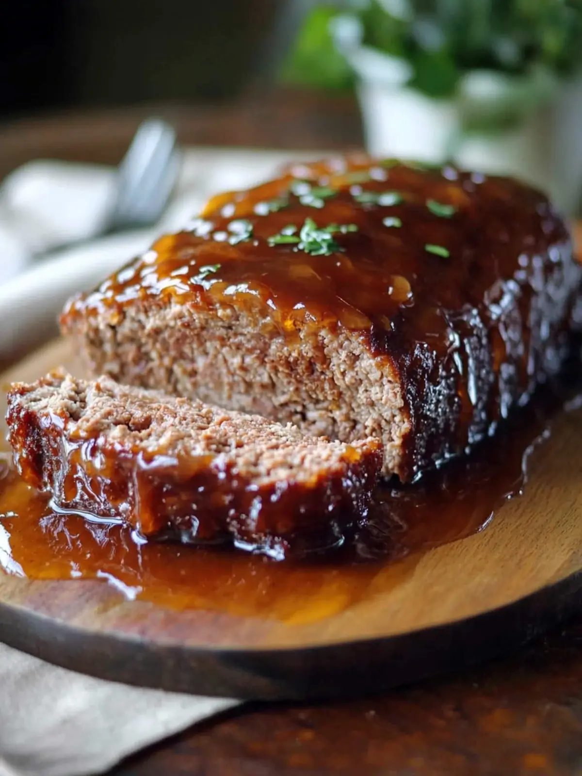 Bourbon-Maple Glazed Meatloaf: 1 Irresistible Winter Feast