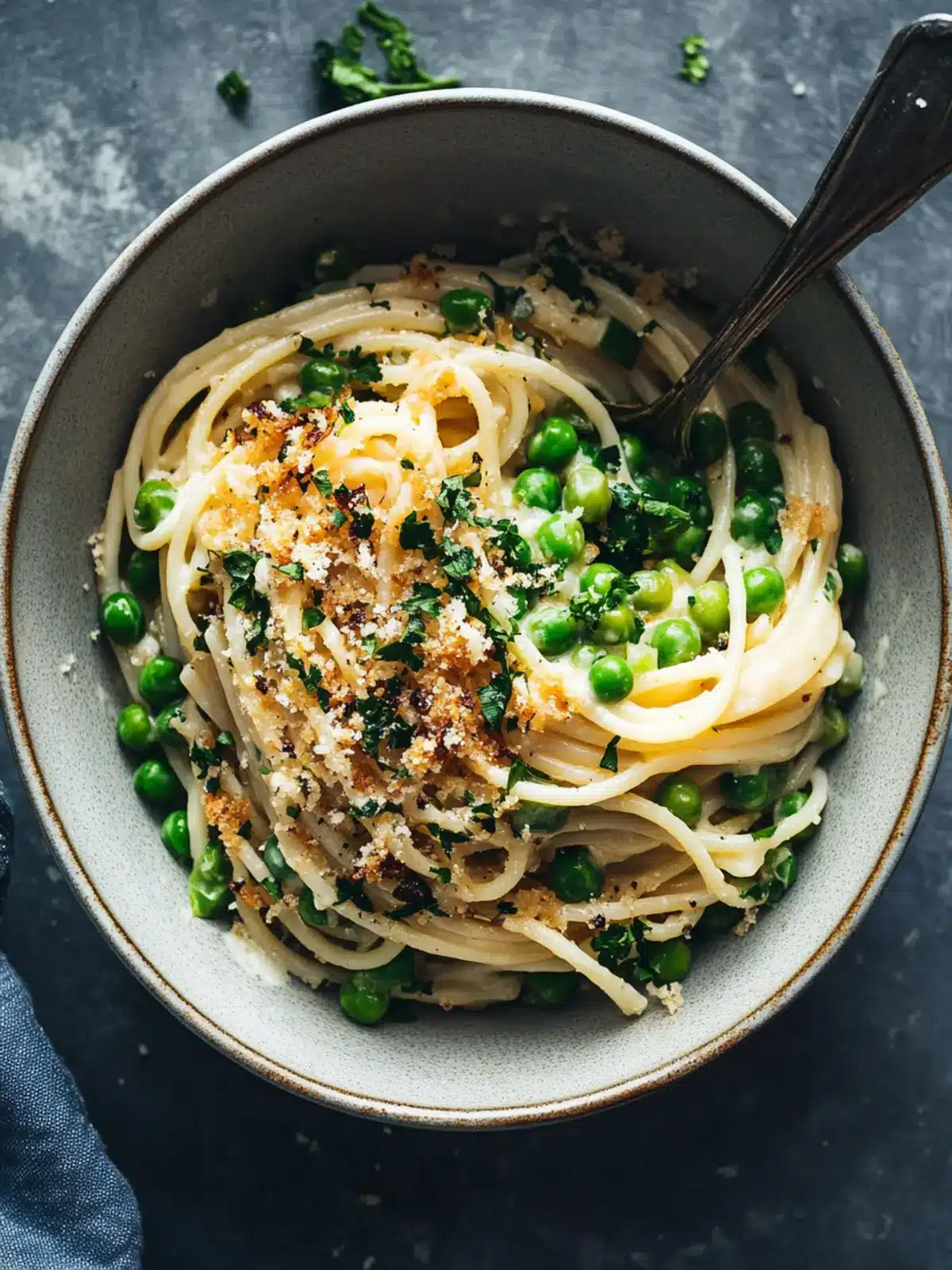 Creamy Garlic Bucatini with Peas and Asparagus for Spring Bliss 3 Garlic Cream Bucatini with Peas and Asparagus