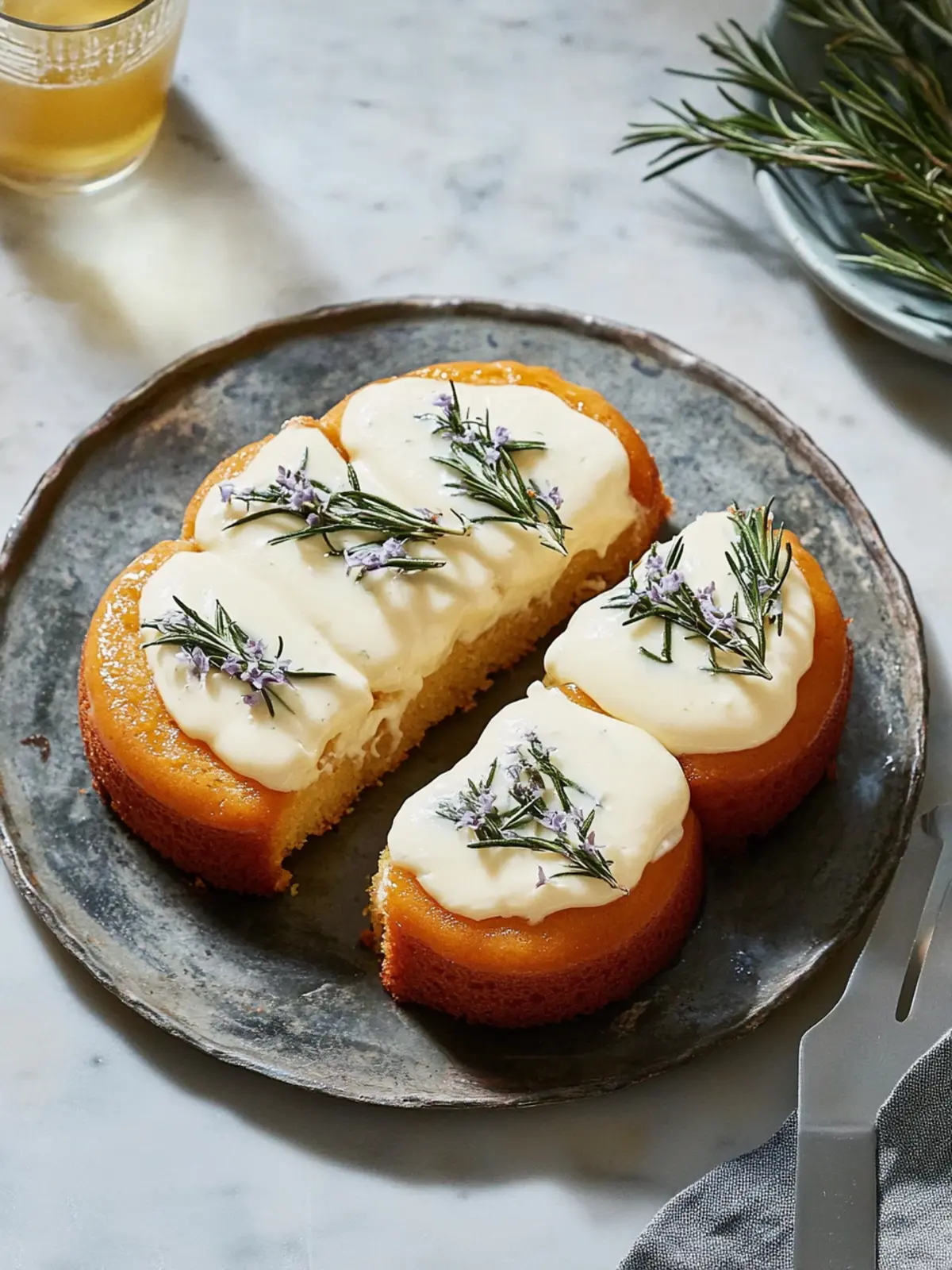 Delight in George Wintle’s Rosemary Syrup Cake with Mead Cream 3 George Wintle’s rosemary syrup cake with mead cream