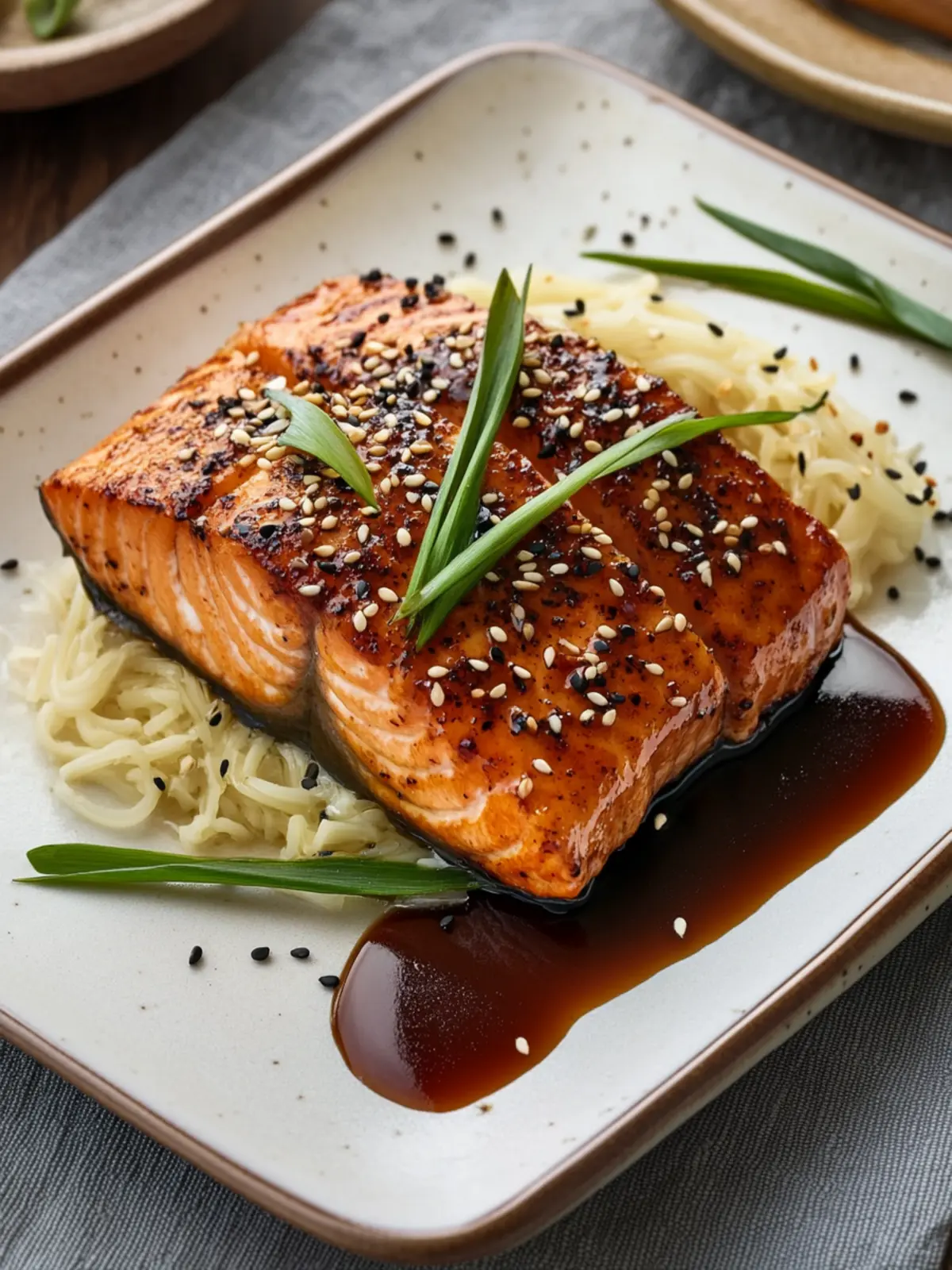 Delicious Sake-Glazed Salmon with Sesame Seeds in 25 Minutes 3 Sake-Glazed Salmon with Sesame Seeds
