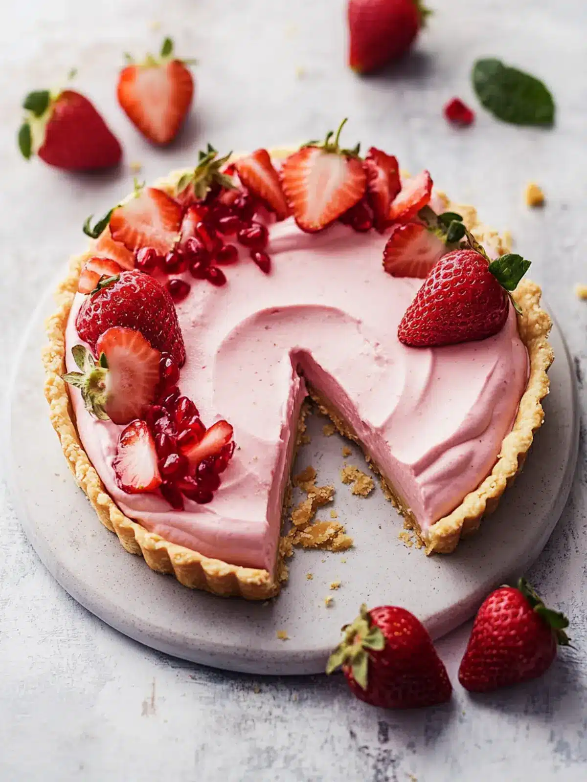 Strawberry Mousse Tart Recipe