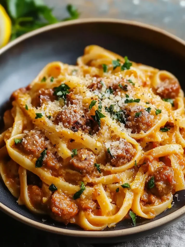 Saucy Sausage and Lemon Pasta: An Incredible Ultimate Recipe