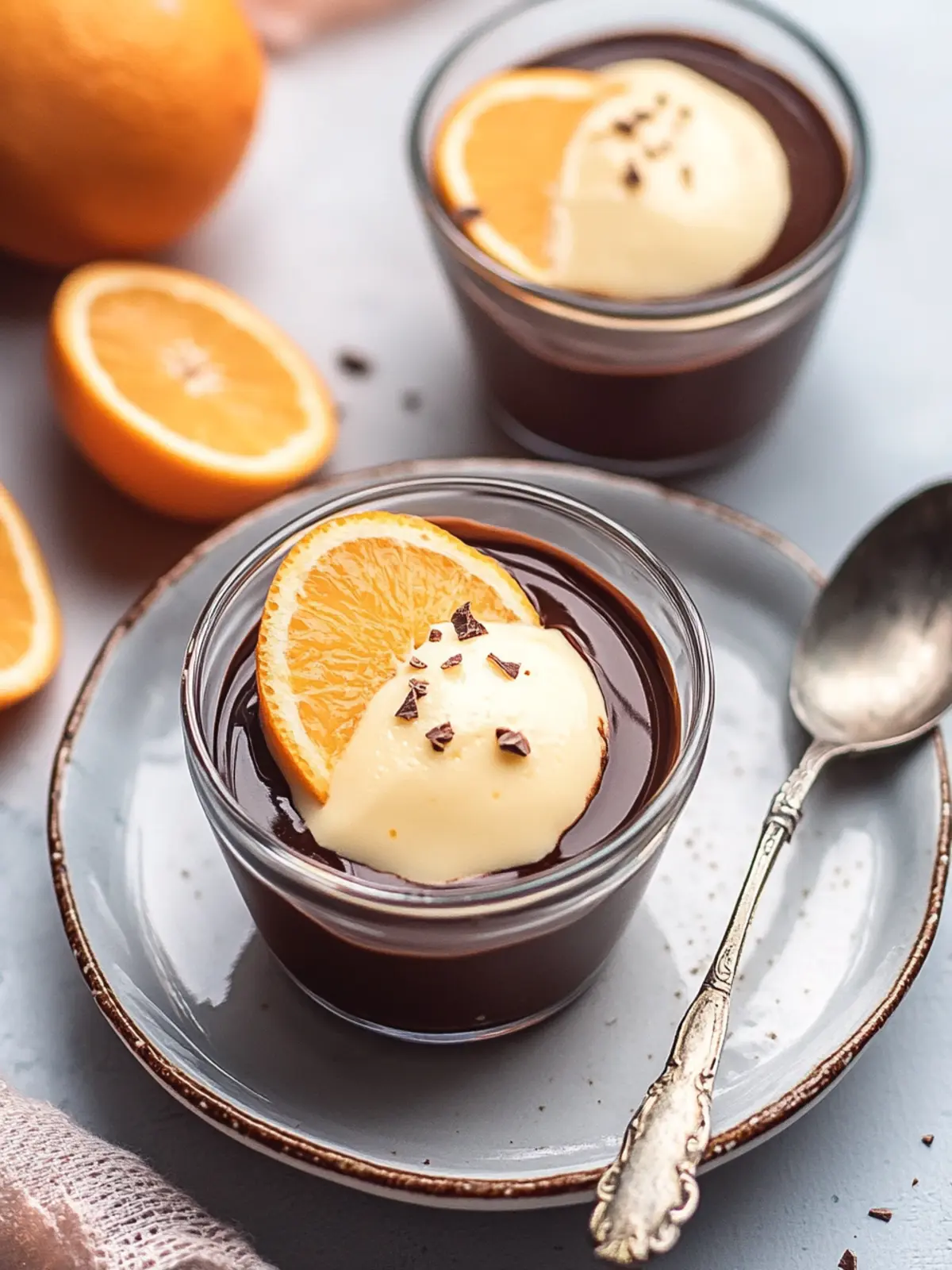 Creamy Chocolate Orange Posset: A Simple No-Bake Delight 3 Chocolate Orange Posset
