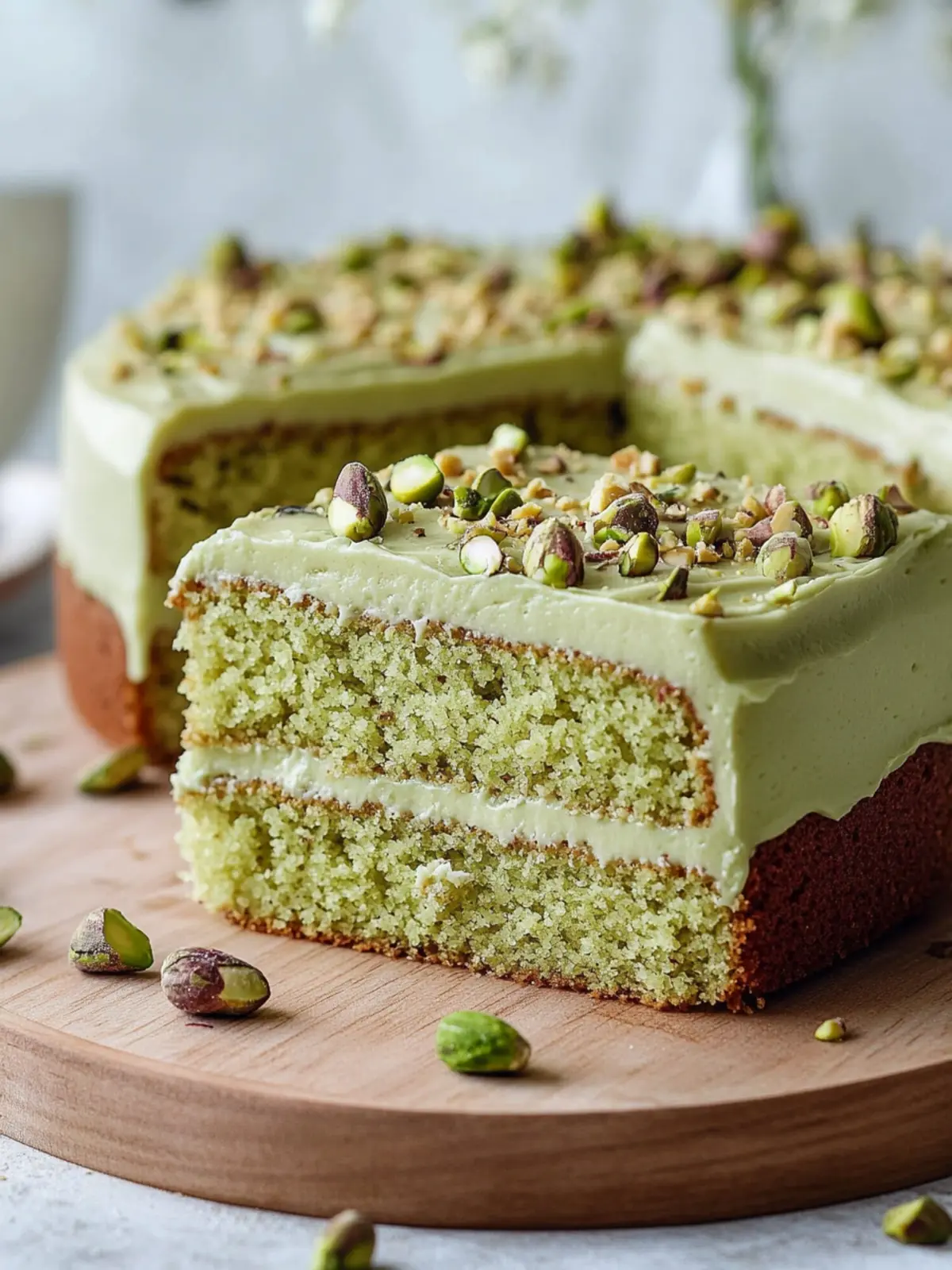 Pistachio Cake Recipe (With Pistachio Cream Cheese Frosting)