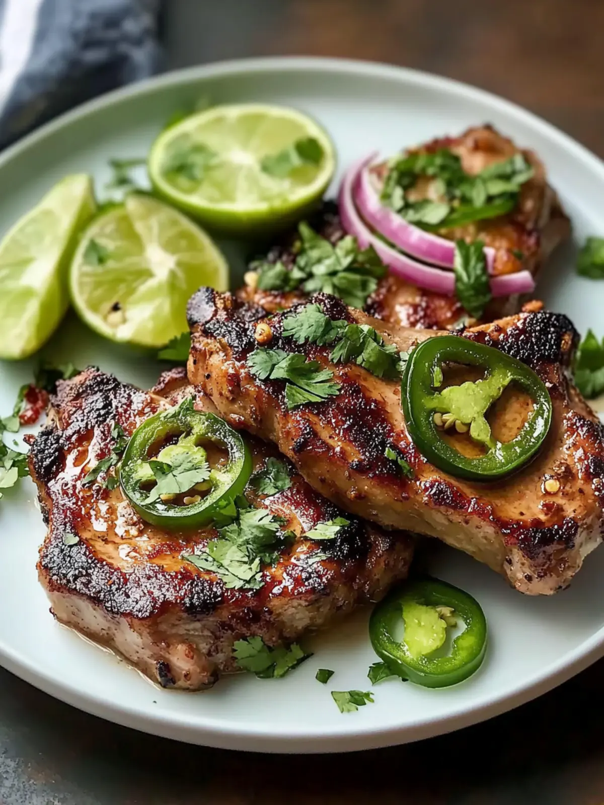 Quick Jalapeno Pork Chops