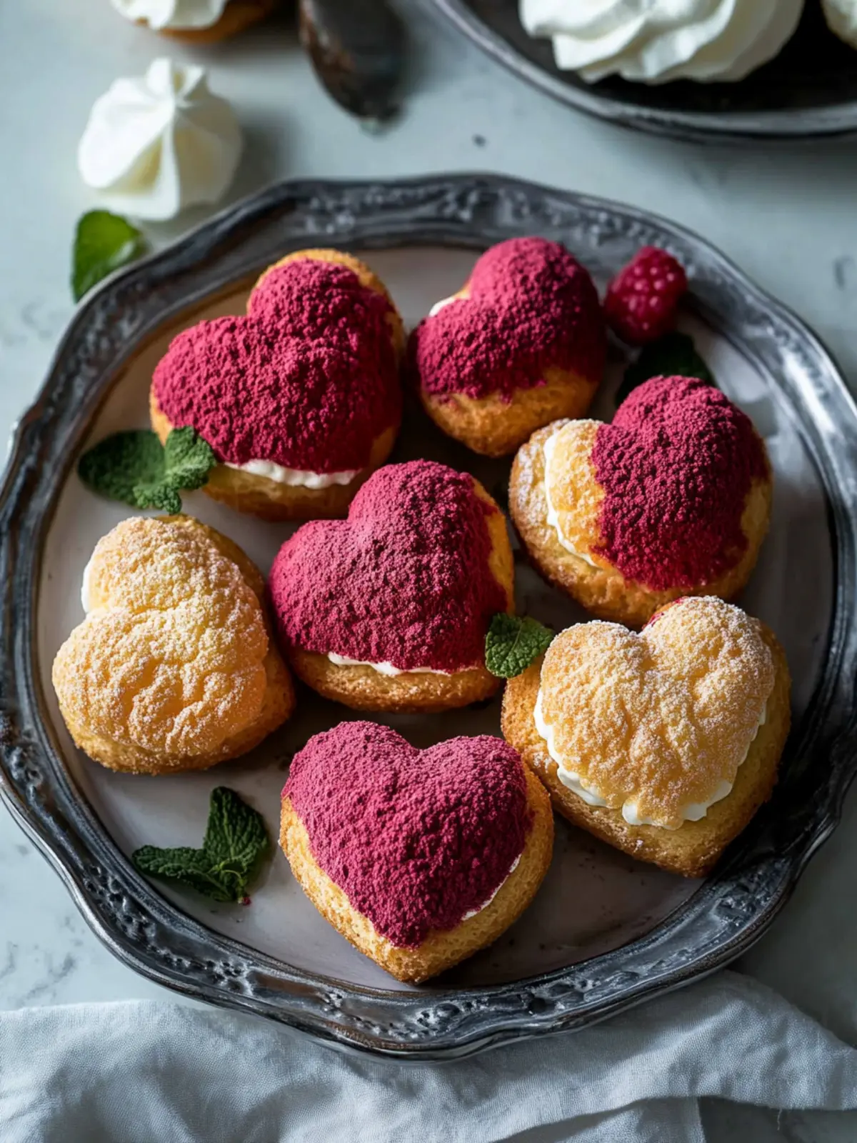 Valentinstags Rezeptideen: Herz Choux au Craquelin