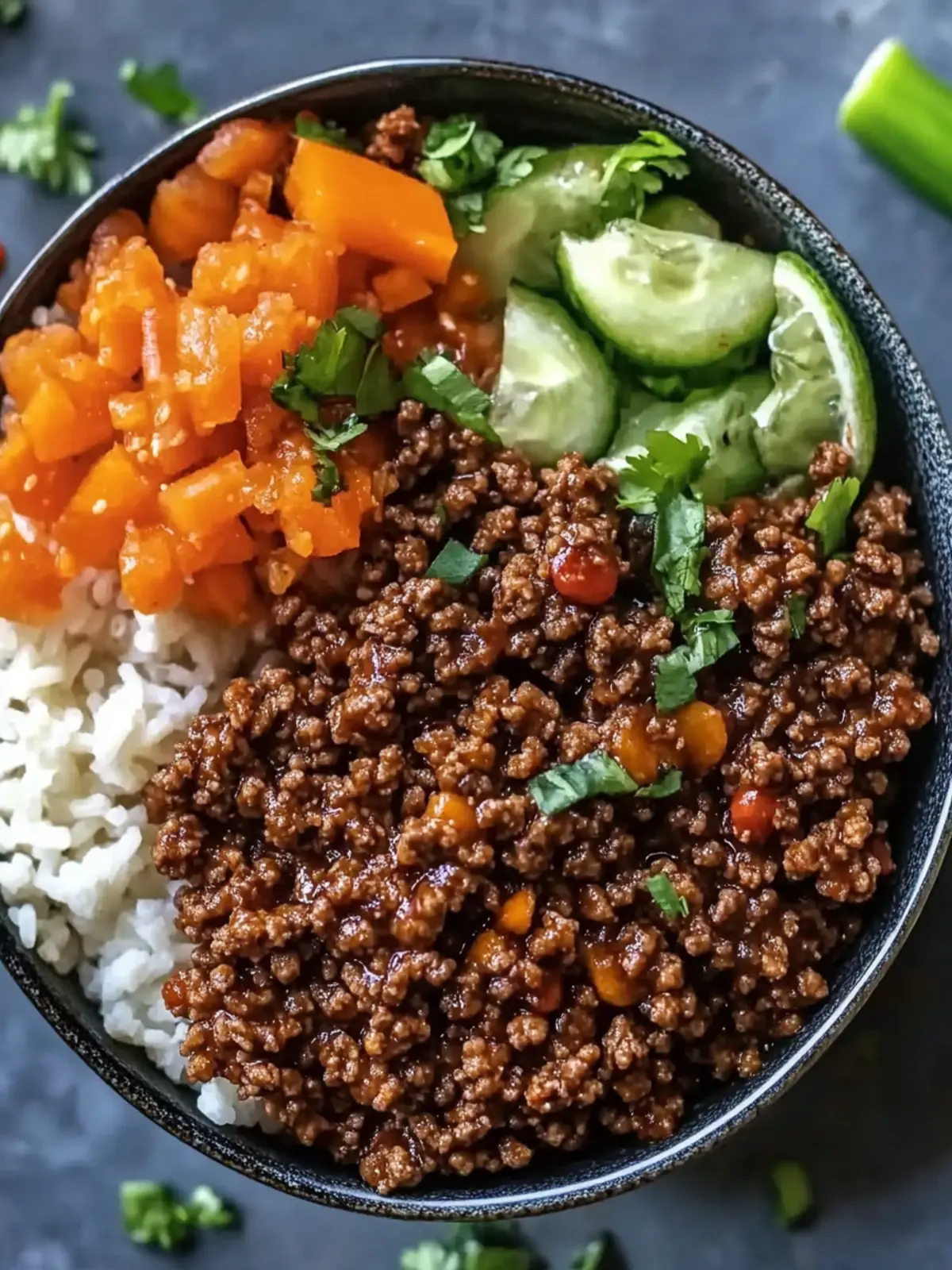 Spice Up Dinner with Firecracker Ground Beef Bowls in 25 Minutes 2 Firecracker Ground Beef Bowls