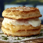 Hamptons Soufflé-Egg Biscuit Sandwich: Sweet, Spicy & Fluffy Brunch