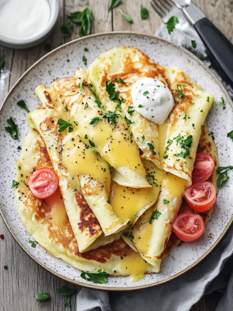 Savory Breakfast Crepes