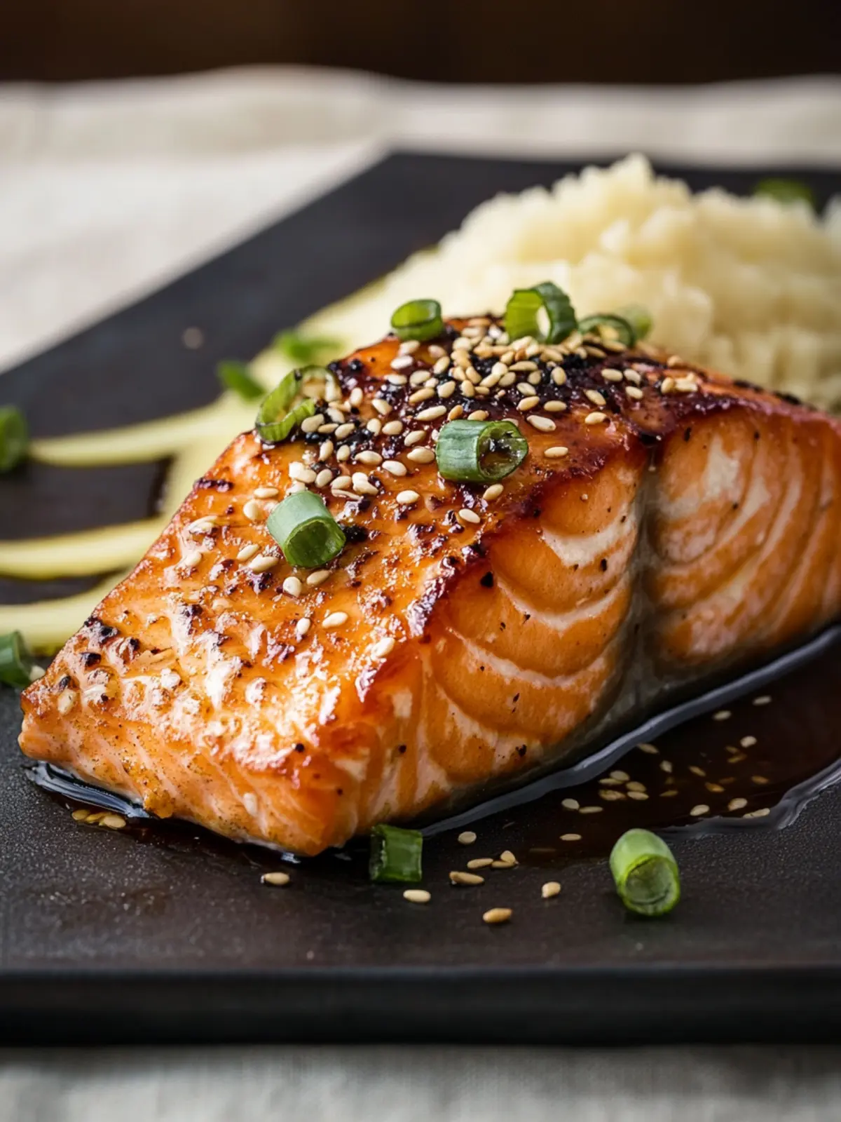 Delicious Sake-Glazed Salmon with Sesame Seeds in 25 Minutes 2 Sake-Glazed Salmon with Sesame Seeds
