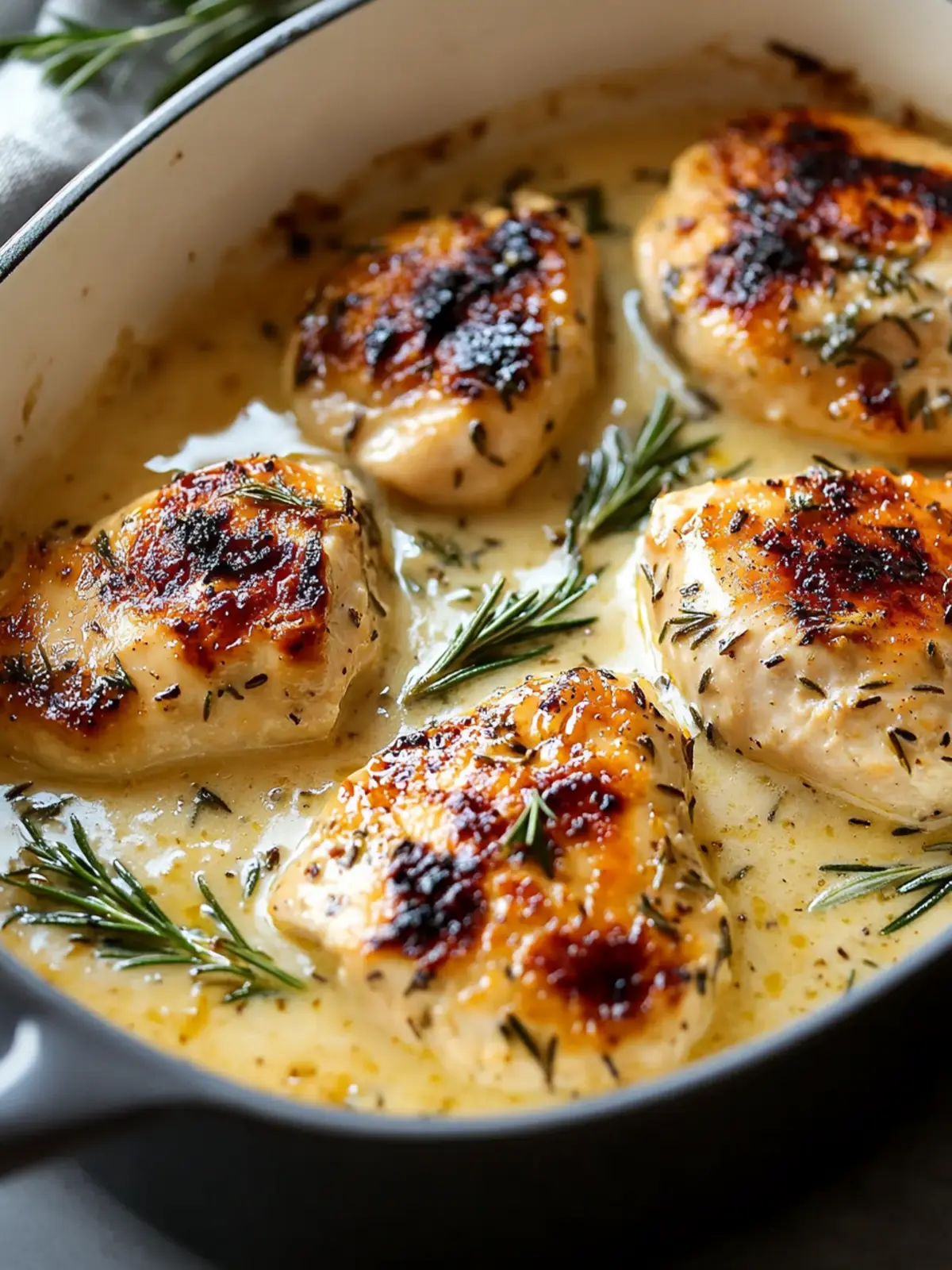 Creamy Rosemary Dijon Chicken