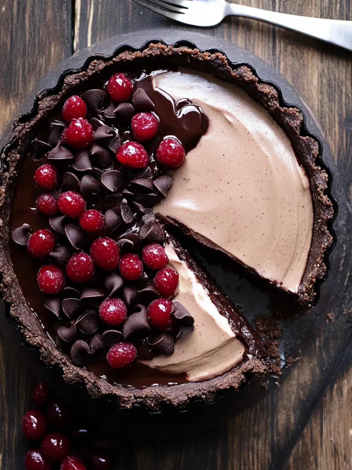 Black Forest Chocolate Mousse Tart: An Irresistible No-Bake Treat 5 Black Forest Chocolate Mousse Tart