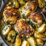 Garlic Parmesan Chicken and Potatoes