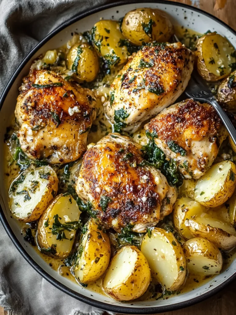 Garlic Parmesan Chicken and Potatoes