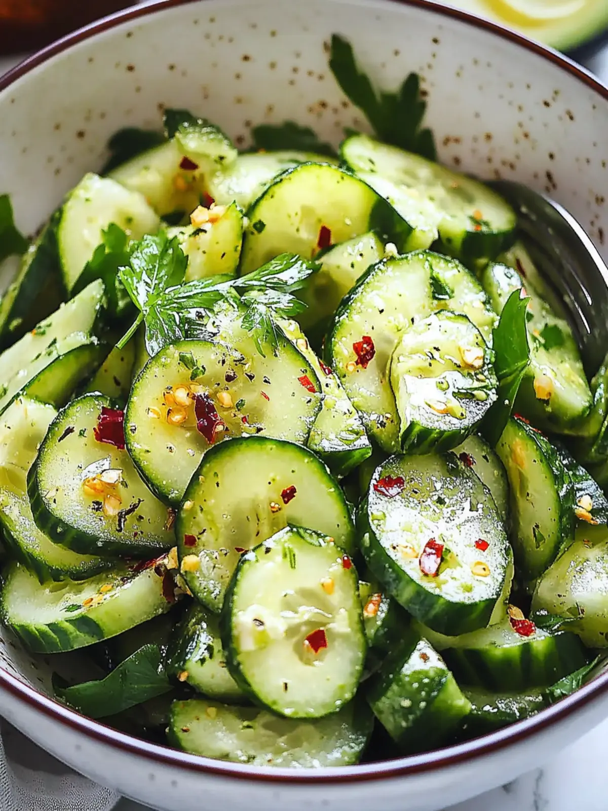 Cucumber Avocado Salad