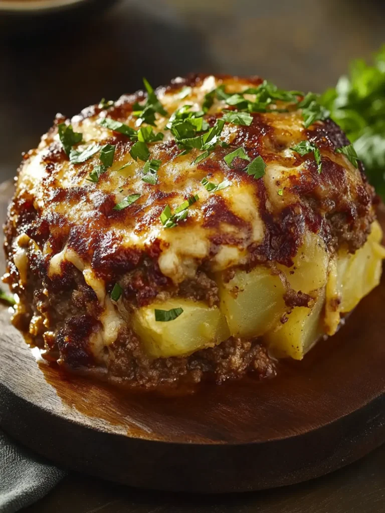 Loaded Potato and Meatloaf