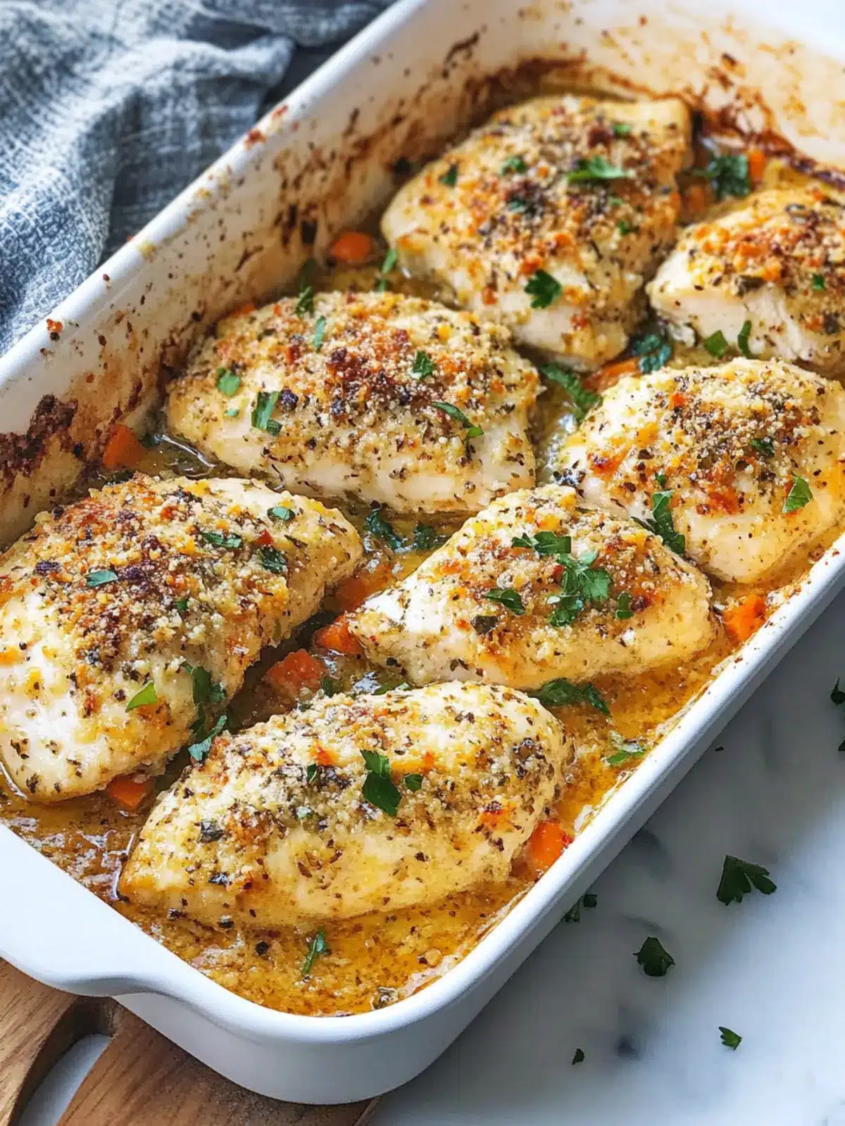 Garlic Parmesan Chicken Bake