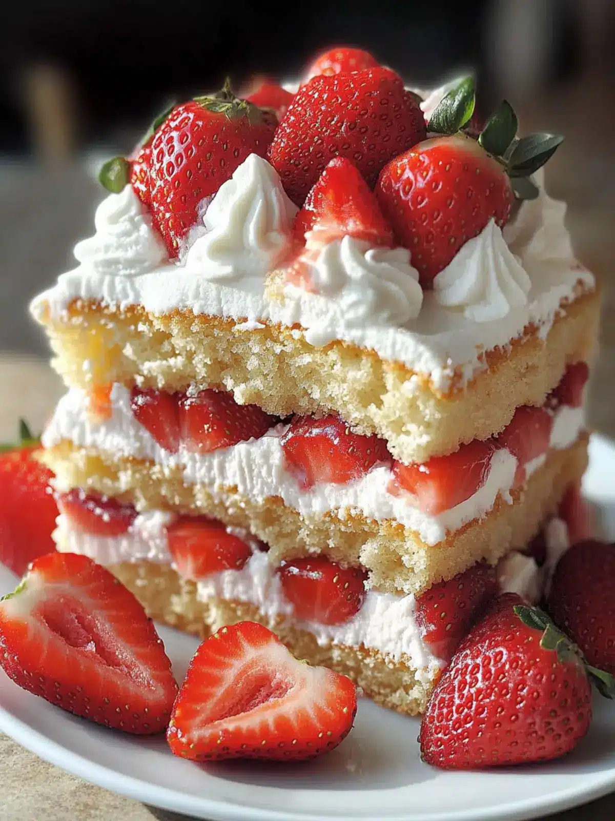 Unforgettable Strawberry Shortcake Cake in 5 Simple Steps 3 Unforgettable Strawberry Shortcake Cake in 5 Simple Steps