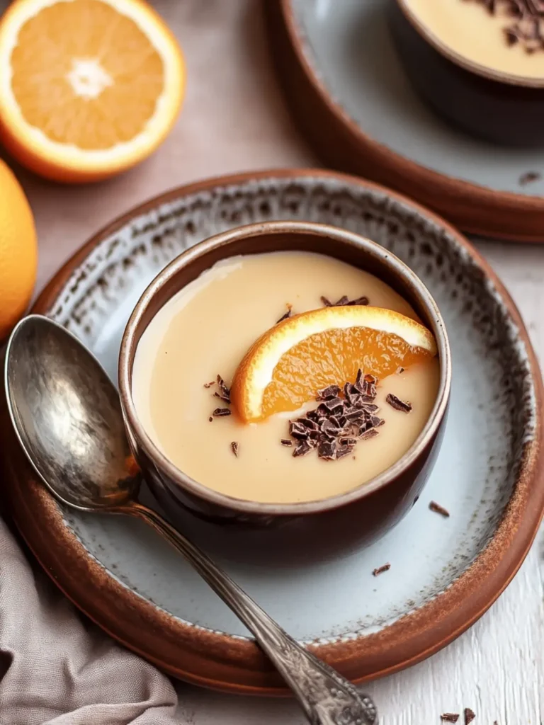 Chocolate Orange Posset