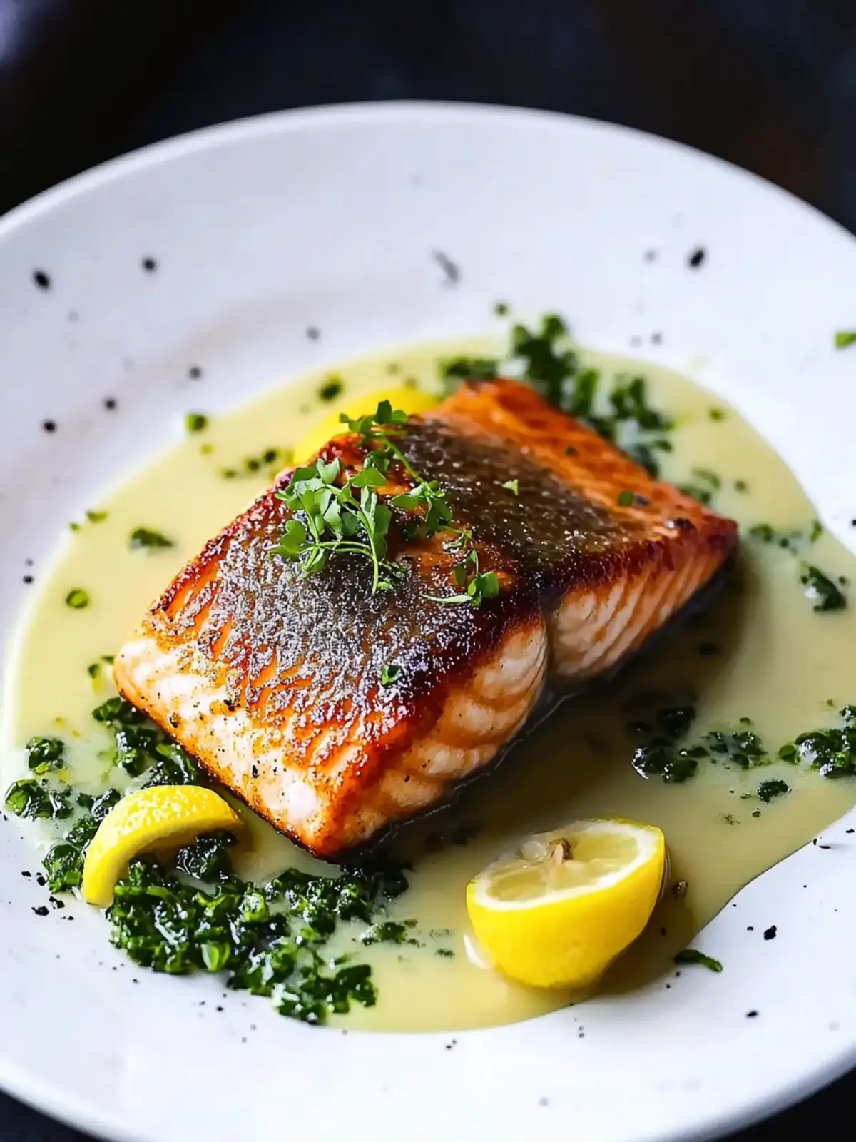 Crispy Skin Salmon with Lemon Beurre Blanc for Home Chefs 2 Crispy Skin Salmon with Lemon Beurre Blanc Sauce