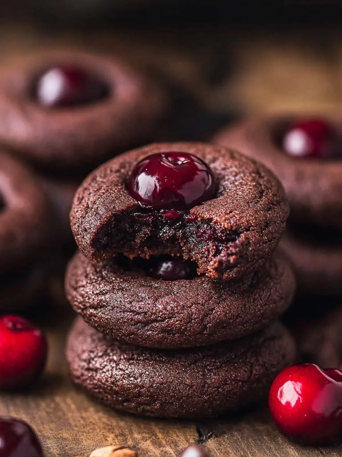 Chocolate Cherry Cookies