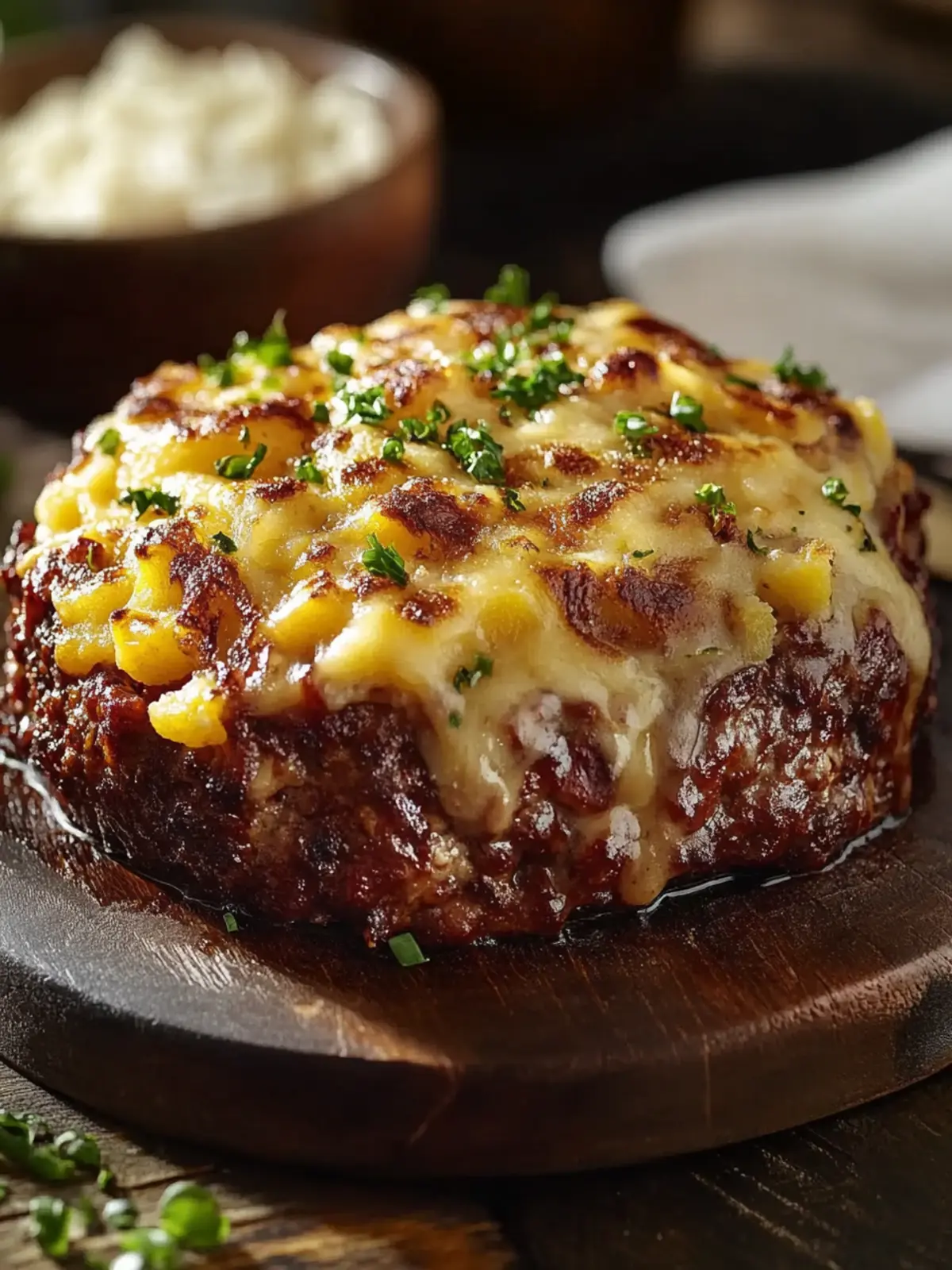Loaded Potato and Meatloaf