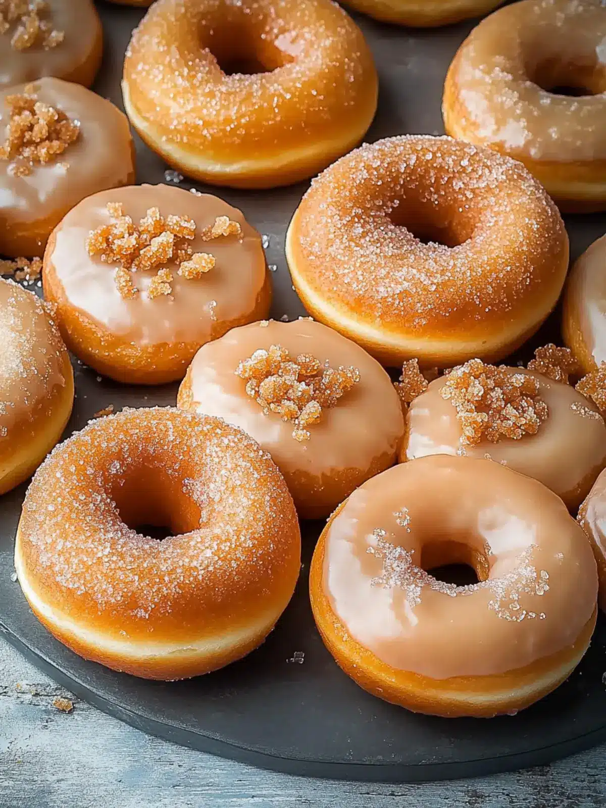 Baked Brown Sugar Glazed Donuts