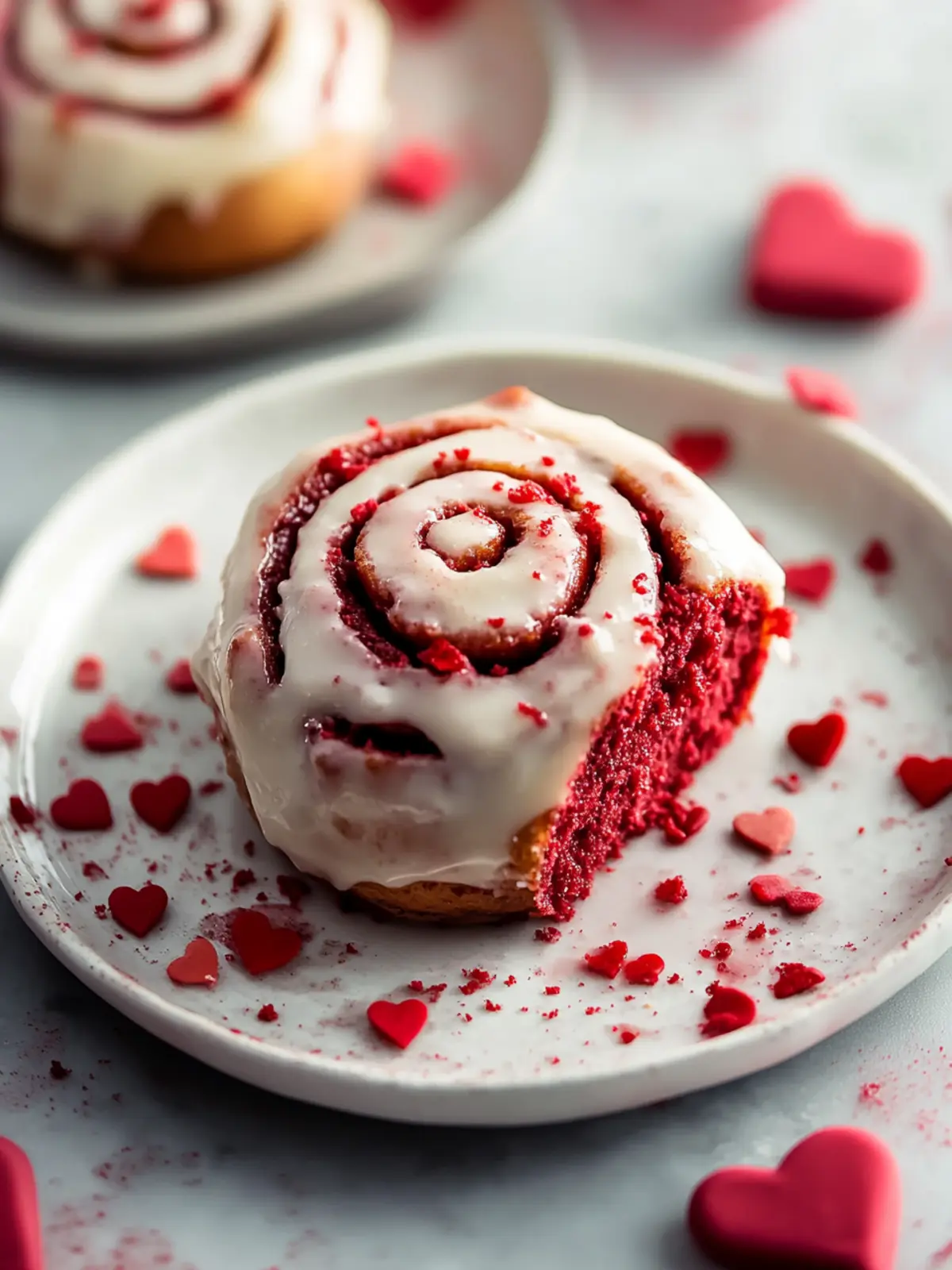 Red Velvet Valentine’s Day Cinnamon Rolls [145 Minutes]