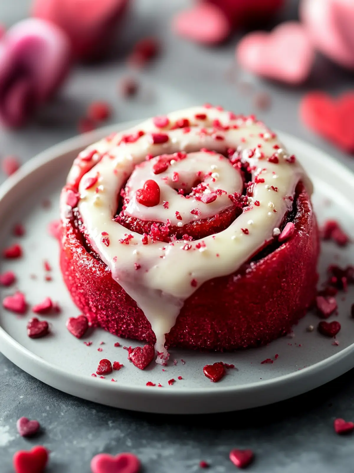 Red Velvet Valentine’s Day Cinnamon Rolls [145 Minutes]