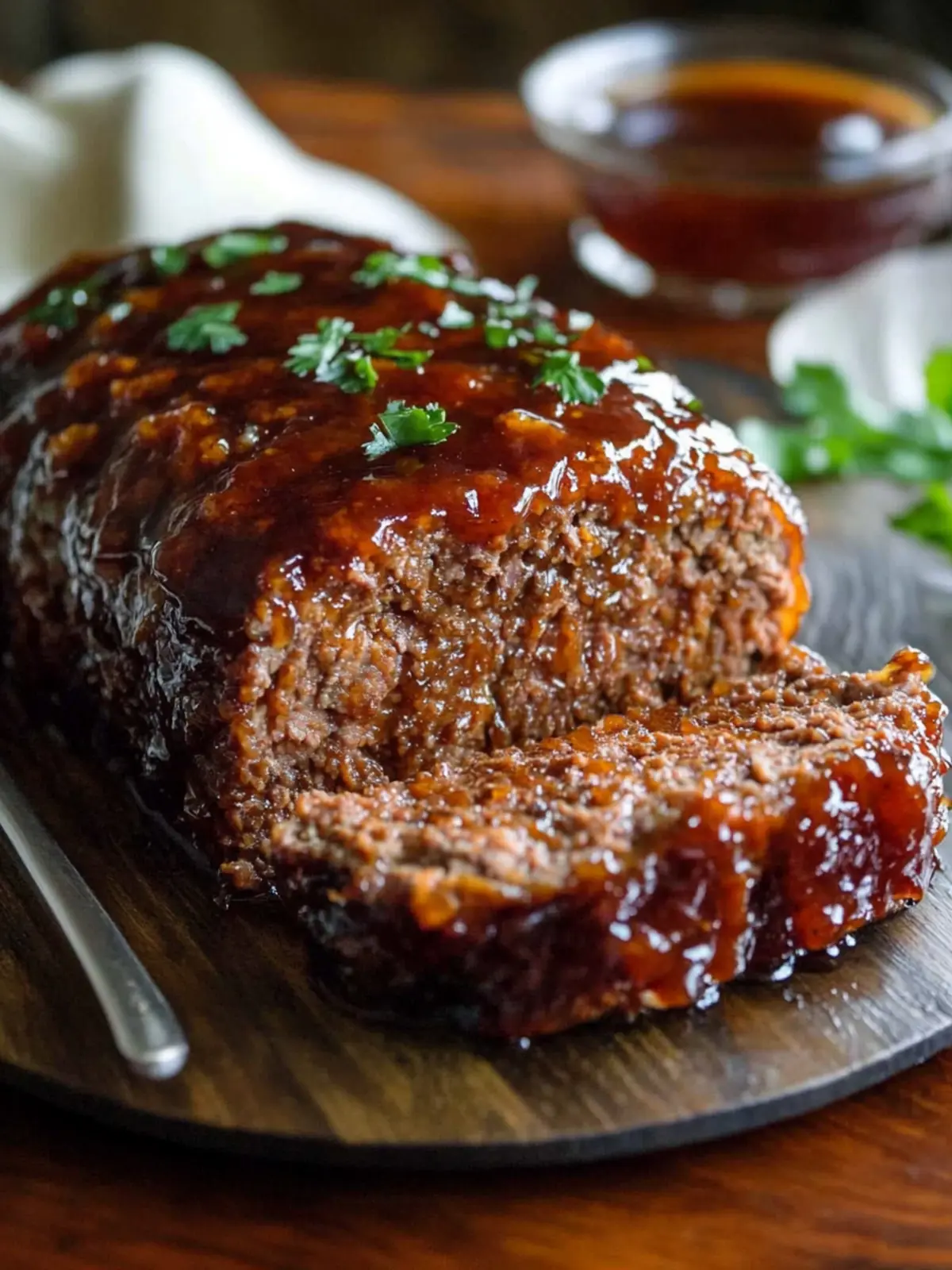 Bourbon-Maple Glazed Meatloaf: 1 Irresistible Winter Feast