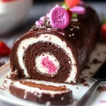 Gluten Free Chocolate Swiss Roll Cake