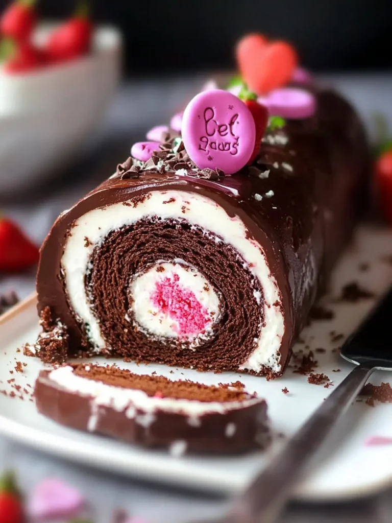 Gluten Free Chocolate Swiss Roll Cake