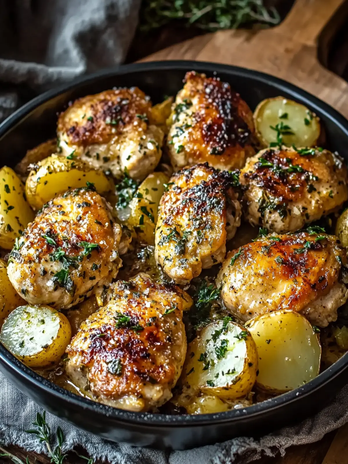 Garlic Parmesan Chicken and Potatoes
