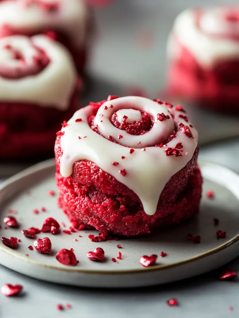 Red Velvet Valentine’s Day Cinnamon Rolls [145 Minutes]