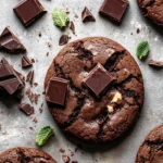 DOUBLE CHOCOLATE MINT COOKIES