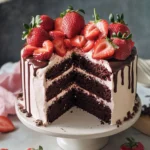 Decadent Strawberry Chocolate Cake for Your Sweetest Moments 7 Strawberry Chocolate Cake