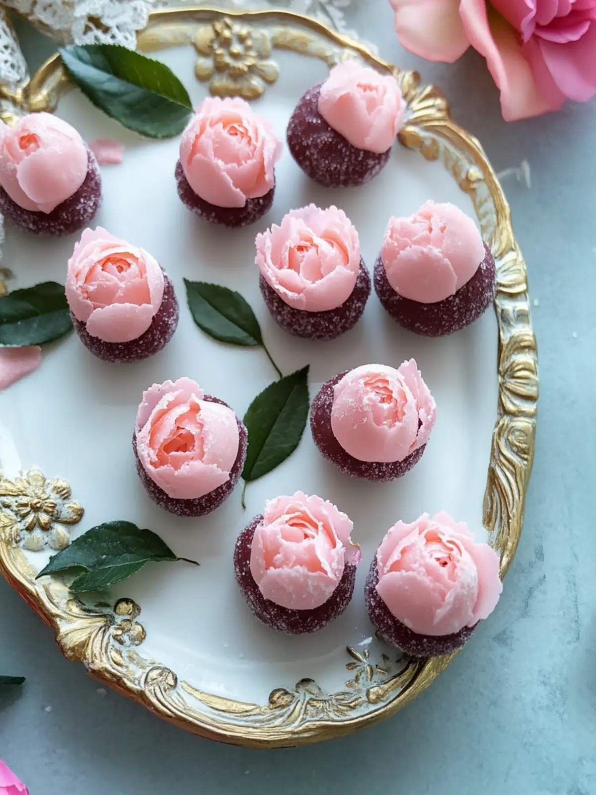 Pink Rose Truffles