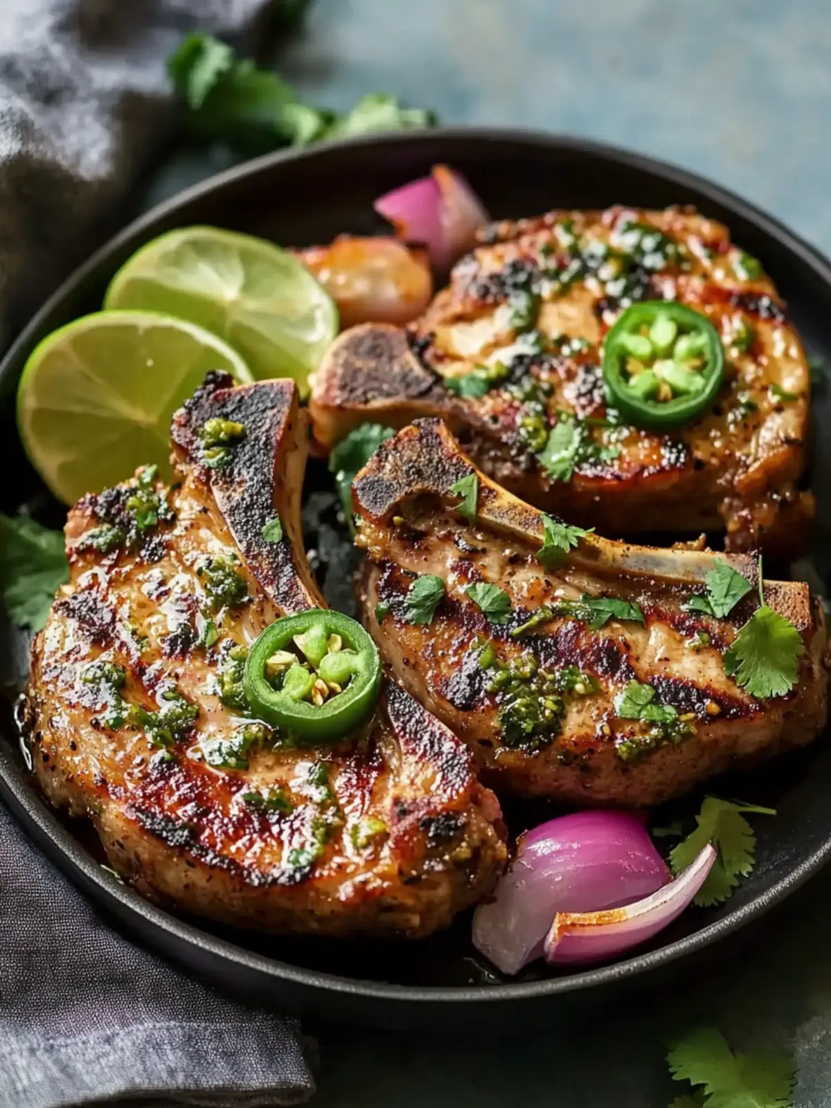 Quick Jalapeno Pork Chops